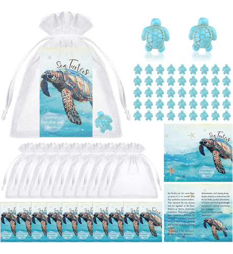 122 Pcs Sea Turtle Gifts Sets Including 36 Pcs Apprecia...