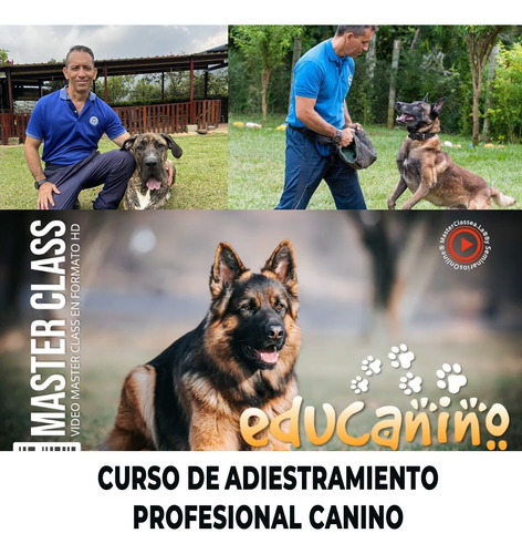 Video Curso Educanino: Adiestramiento Profesional Canino