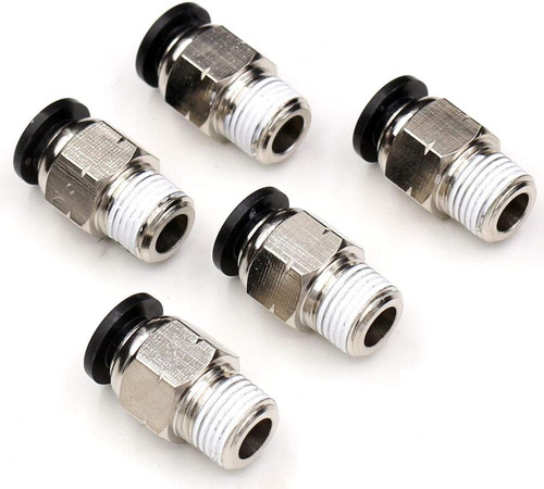 Push To Connect Tube Fitting Pc 1/4  Tube Od X 1/8  Npt...