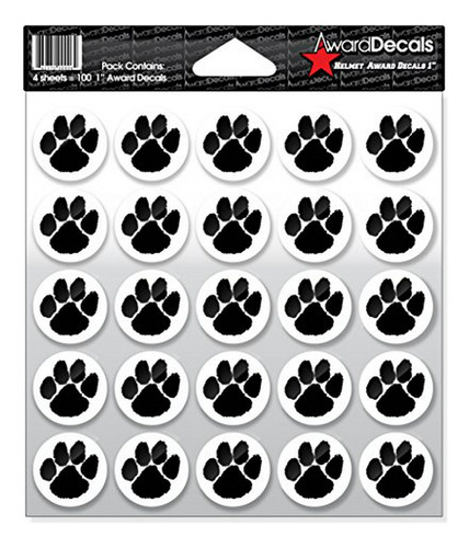 Set De Pegatinas  Paw (negro Sobre Blanco) (100 Unidades) 1 