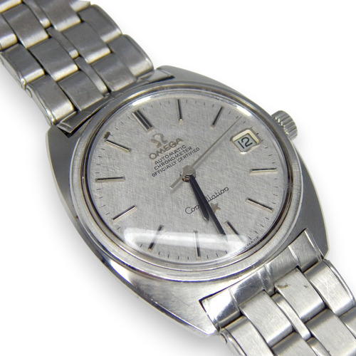 Reloj Omega Constellation C-case 35 Mm Ref 168.017 Cal 564 A Plateado Plateado Gris (Usado)