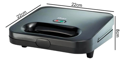 Sandwichera Electrica Dos Rebanadas Antiadherente Oster 700w
