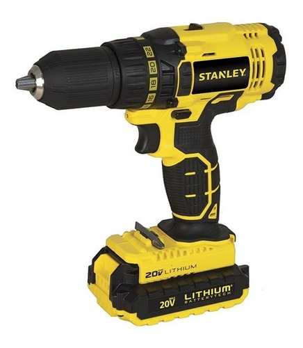 Furadeira Parafusadeira 20v Com Maleta Scd20c2k Stanley