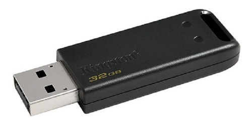 Memoria Usb 32gb Dt20 Negro2.0 Kingston Color Negro