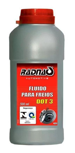 Fluido Oleo Freio Dot 3 - Rq7030 Radnaq 500 (ml)