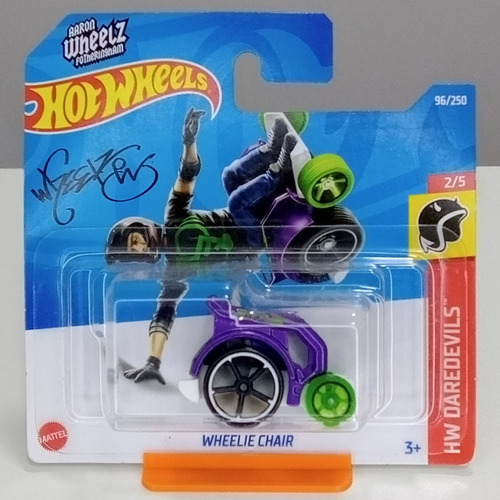 Miniatura Cadeira De Rodas Wheelie Chair Hot Wheels 1:64