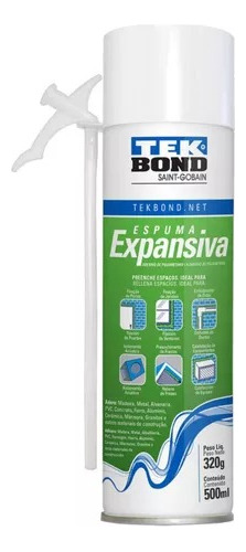 Espuma Expansiva Pu Uso General 320g/500ml Tekbond