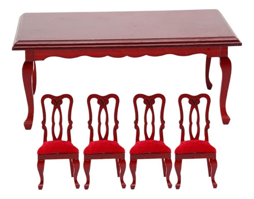 Silla De Mesa De Casa De Muñecas En Miniatura 1:12 Silla De