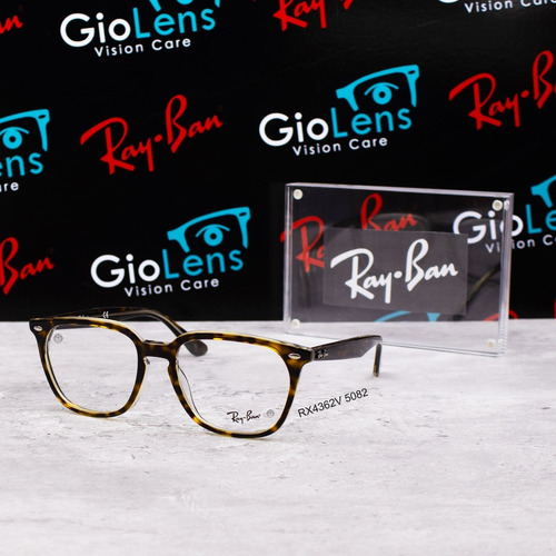 Lentes Ray Ban Oftalmico Rx4362v 5082 Transparente Havana Color Transparente Havana 5082
