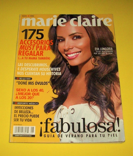 Eva Longoria Revista Marie Claire México 2006