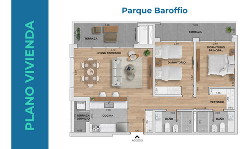 Alquiler Apartamento 2 Dormitorios 2 Baños 2 Garajes Punta Gorda - Malvin