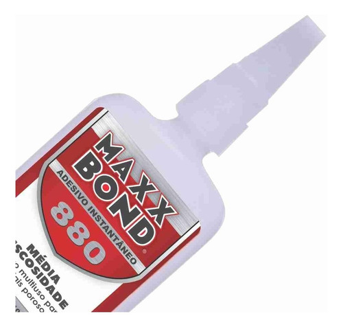 Kit 10 Un. Cola Instantânea Maxx Bond 880 Super Adesivo 100g