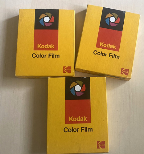 Kit C/3 Filme Kodak 4x5 In Vencidos 1984 (Usado)