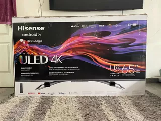 Pantalla Hisense 65 Uled 4k Uhd U8g Premium Android Tv Voic