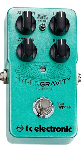 Tc Electronic Hypergravity Pedal Compresor Para Guitarra Color Verde