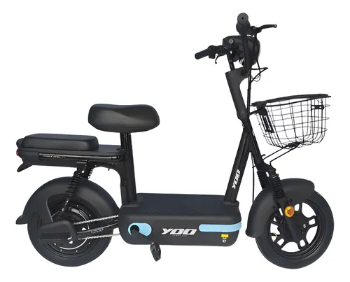 Bicicleta Elétrica Yoo Mobility Y-200 350w Farol Led Scooter Pret...