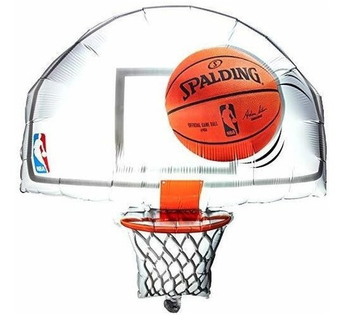 Anagram 31648 Nba Globo De Lamina De Baloncesto, 26  , Multi