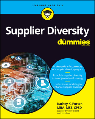 Libro Supplier Diversity For Dummies - Porter, Kathey K.