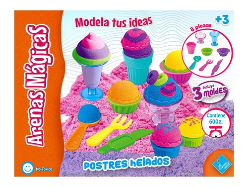Imagen 1 de 4 de Arenas Mágicas Postres Y Helados Kinetica Duende Azul 7219f