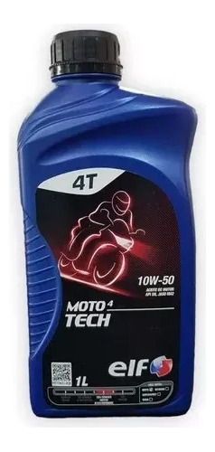 Aceite Elf Moto 4 Tech 10w50 1 Litro