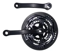 Comprar Plato Palanca Triple Mtb 48 T Dientes Negro Plastificado