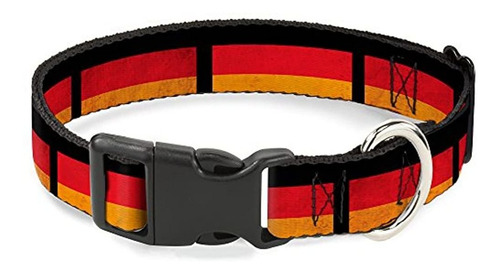 Collar Con Clip De Plastico Con Hebilla - Bandera Alemana E
