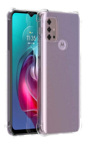 Funda Transparente + Vidrio Templado Para Motorola Moto G20