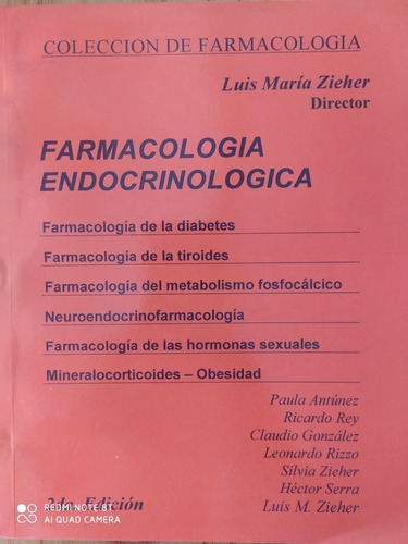 Farmacología Endocrinologica / Luis María Zieher