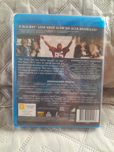 Jerry Maguire - Blu-ray Hd - Sony - 1 Disco