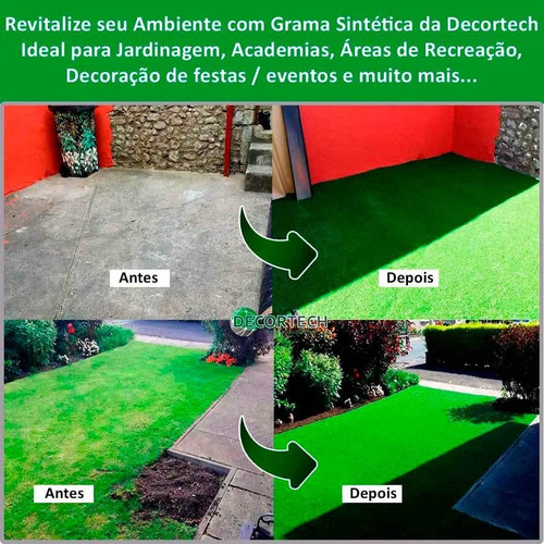 Imagem 4 de 7 de Grama Sintética Bio Grass 12mm - 2x1.5m - 3m2 Decor