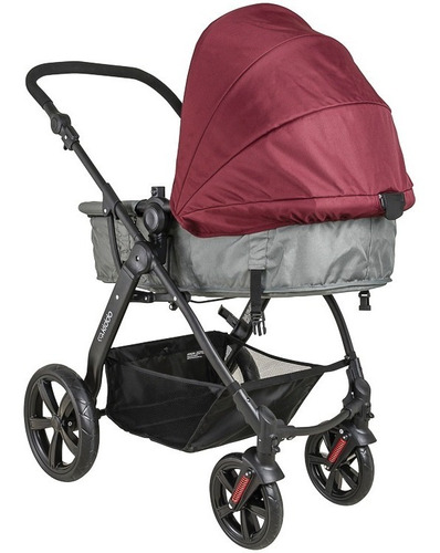 Kit Carrinho Bebê Galaxy Kiddo Vira Moisés + Casulo + Base