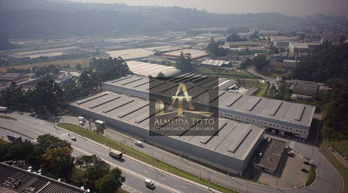 Excelente Galpão Para Locação Em Condomínio Logístico Com 1.298,83 M² Em Barueri/sp - Confira! - Ga0400