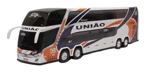 Ônibus Em Miniatura União Antigo 2 Andares