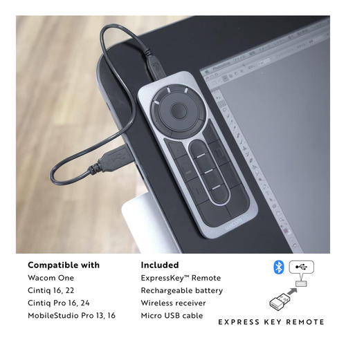 Wacom Express Key Remote Para Cintiq E Intuos Pro (ack