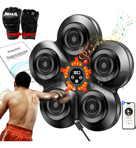 Música Electrónica Boxeo Máquina Equipo Bluetooth Usb Espesa