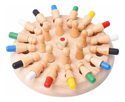 Juego De Mesa De Memoria De Madera Para Adultos