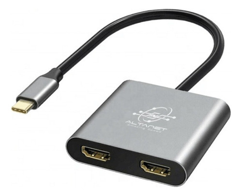 Hub Usb C Para Conectar 2 Pantallas Monitores A La Notebook