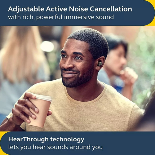 Imagen 5 de 10 de Auricular Jabra Elite 85t Titanium Black Ipx4 Anc 25hs App