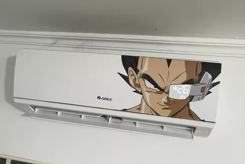 Adesivos De Ar Condicionado Com Desenho Do dragonball/vegeta 7/2 -  Escorrega o Preço