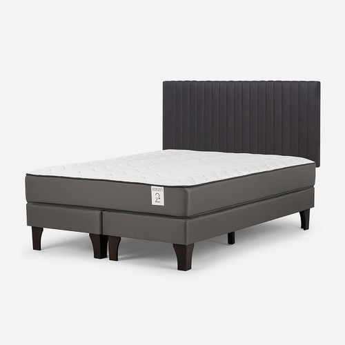 Cama New Style 2 Plus De 2 Plazas Base D+respaldo Lucio Graf