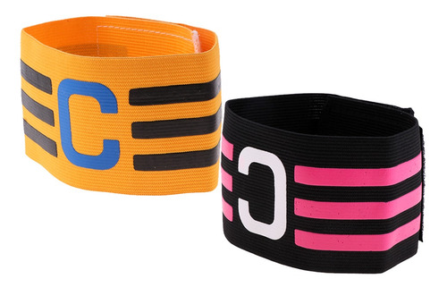2 Pcs Brazalete Ajustable De Brazo De Jugador De Fútbol