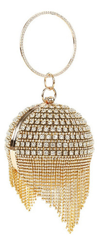 Mini Bolsa De Bolas Rhinestone Clutch Bag 2023