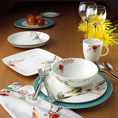 Lenox Chirp Juego De Cubiertos De 4 Piezas, 5.1 Lb, Multicol