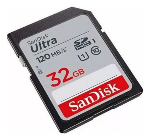 Tarjeta De Memoria Sandisk Ultra Sdhc Uhs-i 32 Gb 120 Mb/s