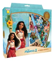 Comprar Mi Diario Secreto Moana 2 Stickers Sellos Y Lapicera Disney
