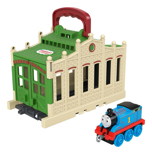 Thomas Friends Connect Go Shed Y Motores De Trenes De Empuje