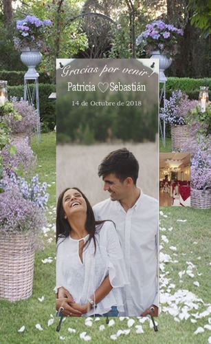 Banners Casamientos Bodas Con Soporte Diseño Con Foto