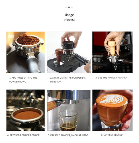 Portafiltro Profesional Para Café Espresso Mac, Sin Fondo, 5