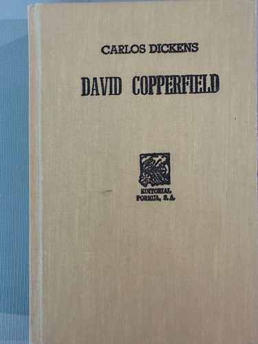 Libro David Copperfield De Carlos Dickens