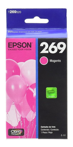 Epson Cartucho De Tinta Color Magenta Para Xp-702, T269320